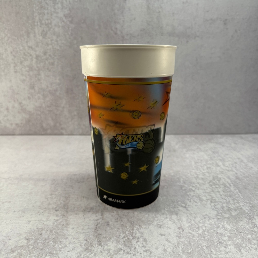 Vintage Philadelphia 76ers NBA Playoffs 2003 Holographic Reusable Plastic Cup